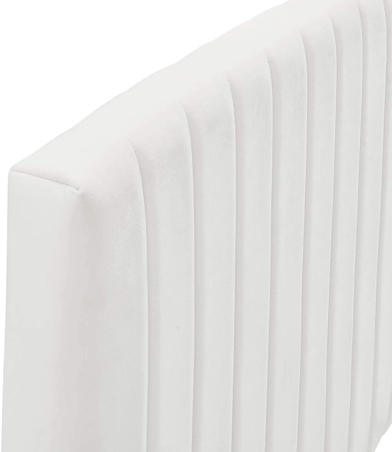 Modway Rebecca Performance Velvet Twin Headboard, White