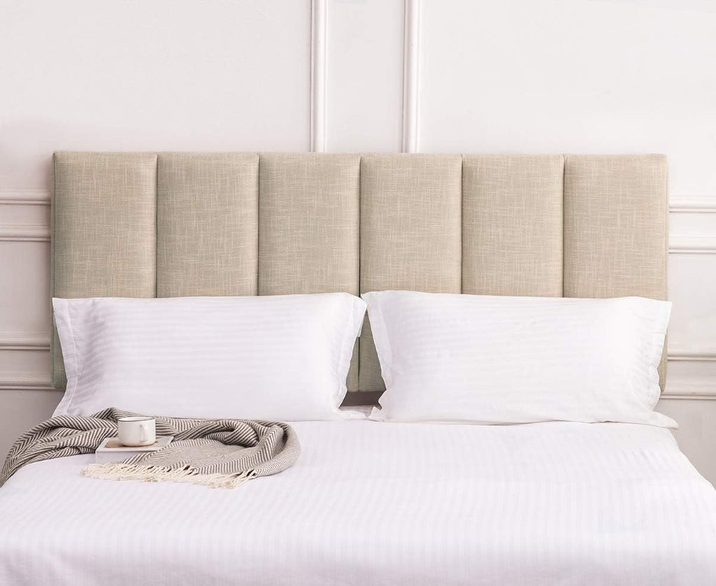 Yongchuang Upholstered Queen Headboard Only, Modern Linen Head Board for Queen Size Bed Adjustable Height Headboards Oatmeal