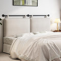 BSHOMGI Headboard Queen Size Headboards for Adjustable Bed Tufted Upholstered Head Board Only Gray Headboards, Fabric Line Headboard in Modern Button Design Bedroom(Gray, Queen)