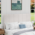 Yongchuang Upholstered Queen Headboard Only, Modern Linen Head Board for Queen Size Bed Adjustable Height Headboards Oatmeal